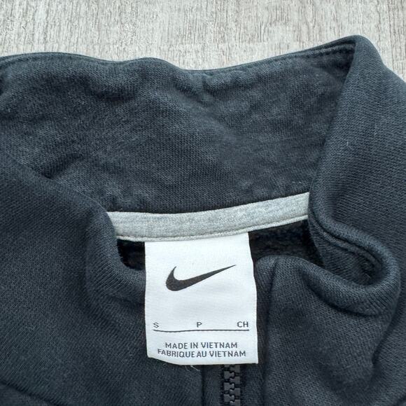 Nike United States Soccer 1/4 Zip Men's Small Black Red Pullover Sweatshirt USA - Picture 5 of 9